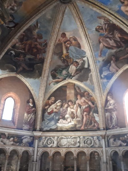 La salita alla Cupola per ammirare gli affreschi di&nbsp;Guercino