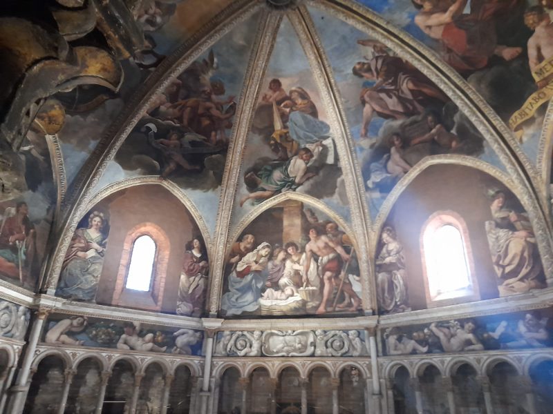 La salita alla Cupola per ammirare gli affreschi di&nbsp;Guercino